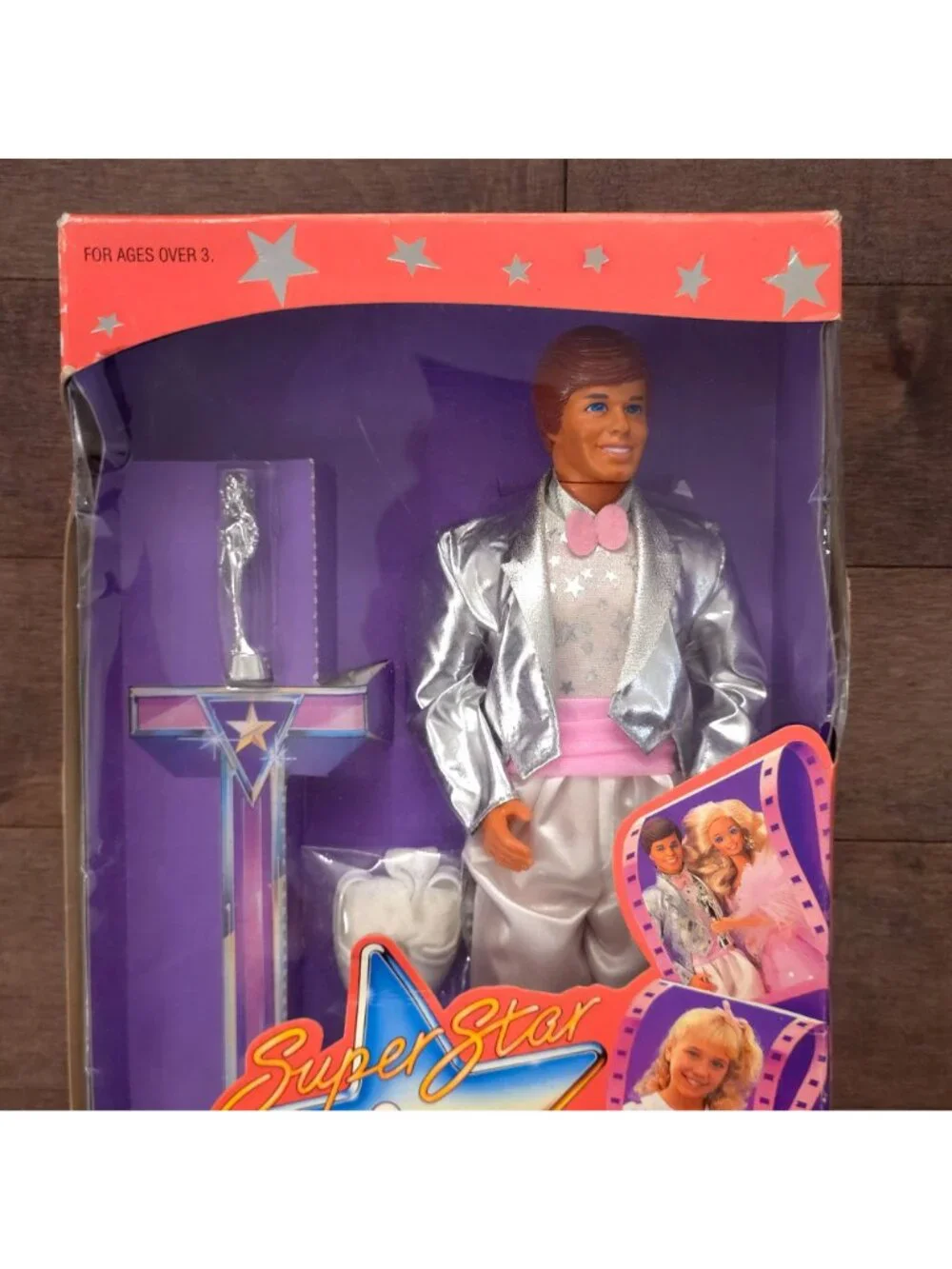 Super Star Ken 1988 Award Winning Barbie Boyfriend Movie Star NRFB Mattel - Picture 2 of 8